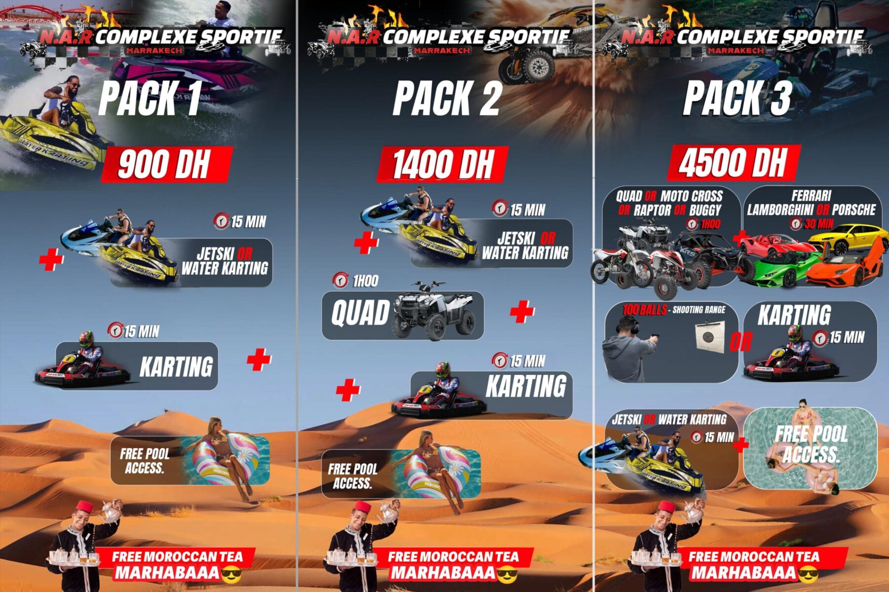 N A R Complexe Sport Nautique Pack Anglais